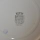 Set of 11 plates dessert and 1 dish of the pottery of onnaing