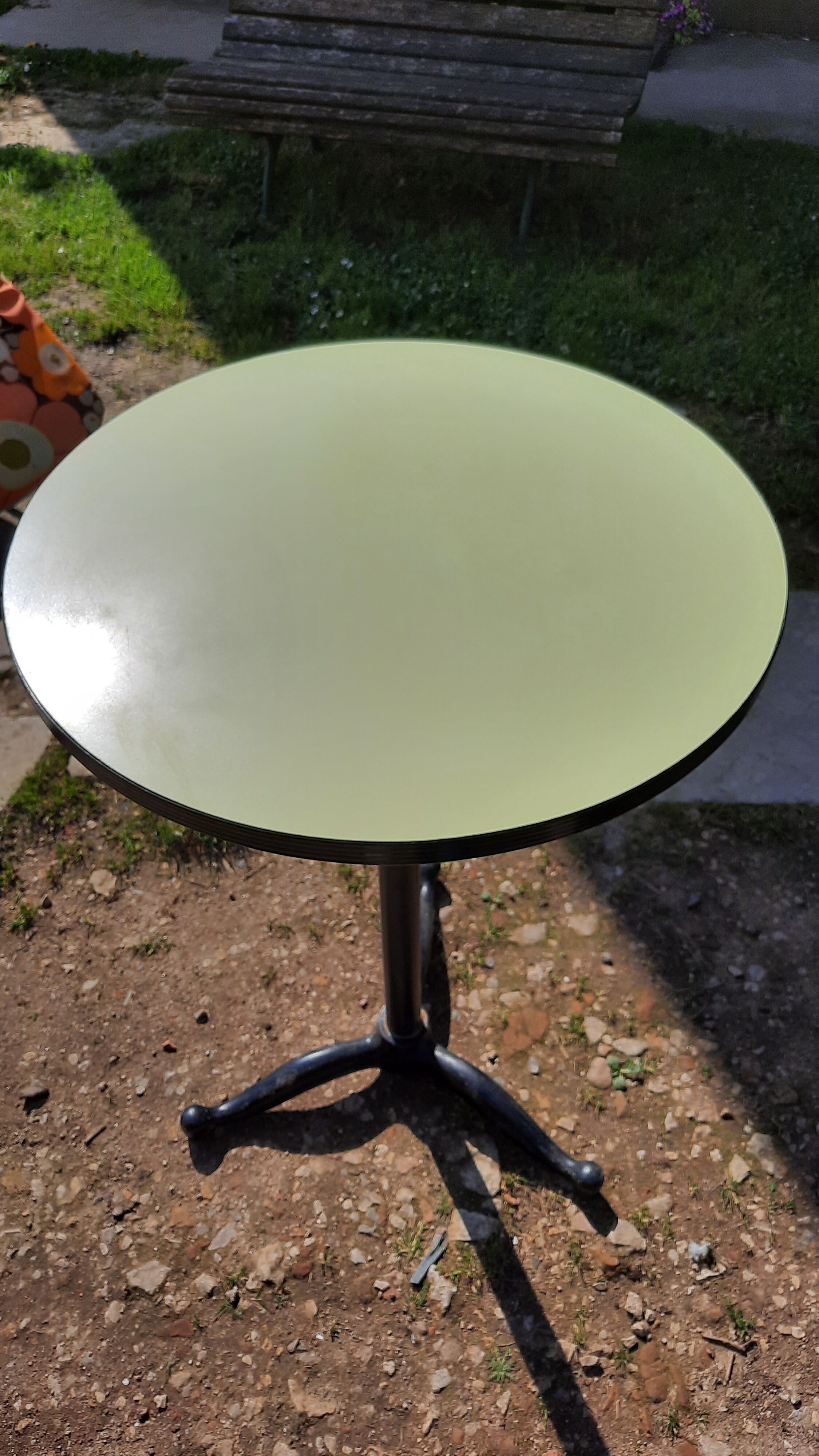 Vintage bistro table