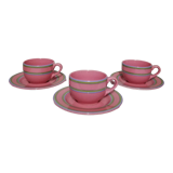 Trois tasses à café ou à thé en céramique allemande