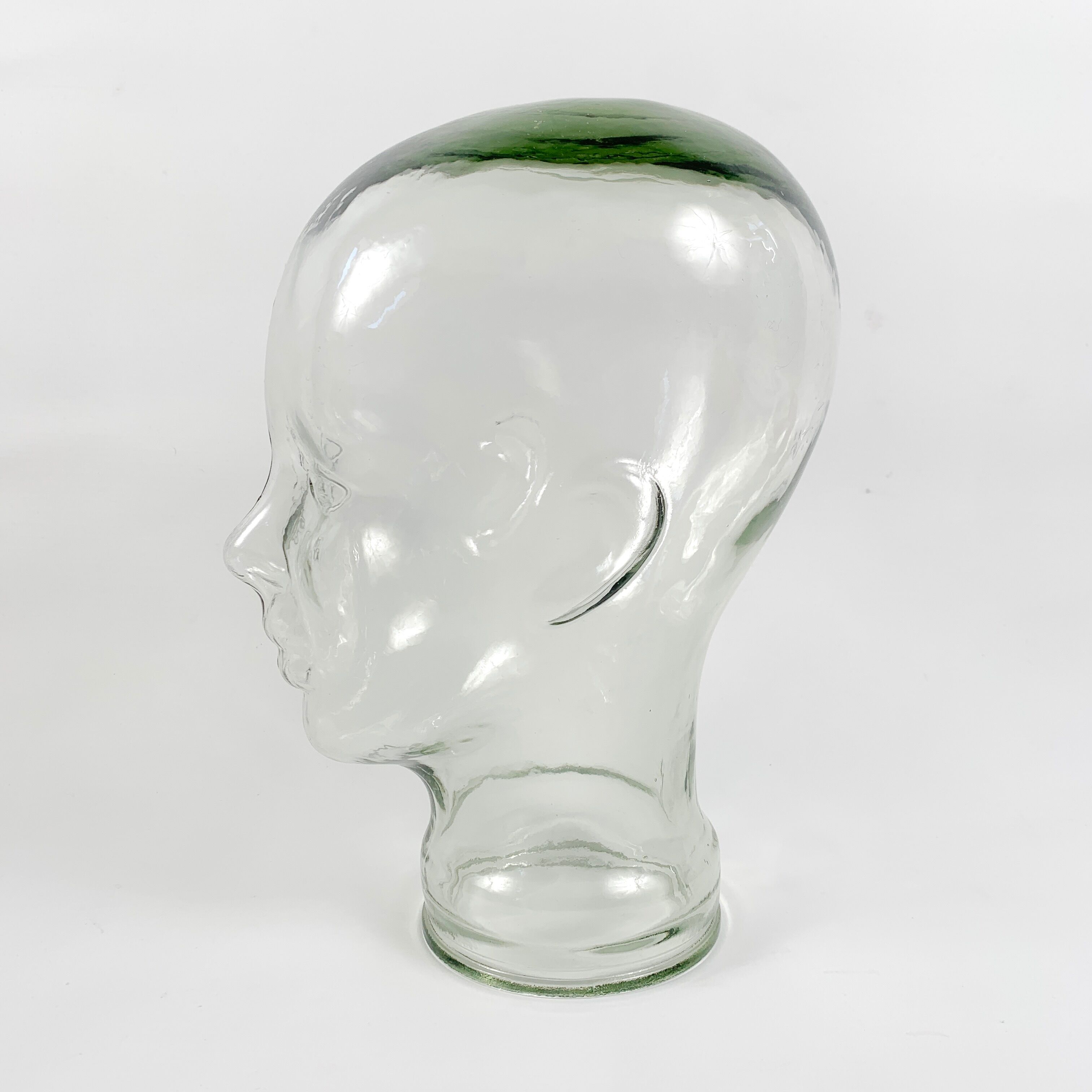 Head hat Marotte in thick glass