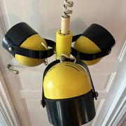 Vintage space age lamp metal 3 eyeball globes