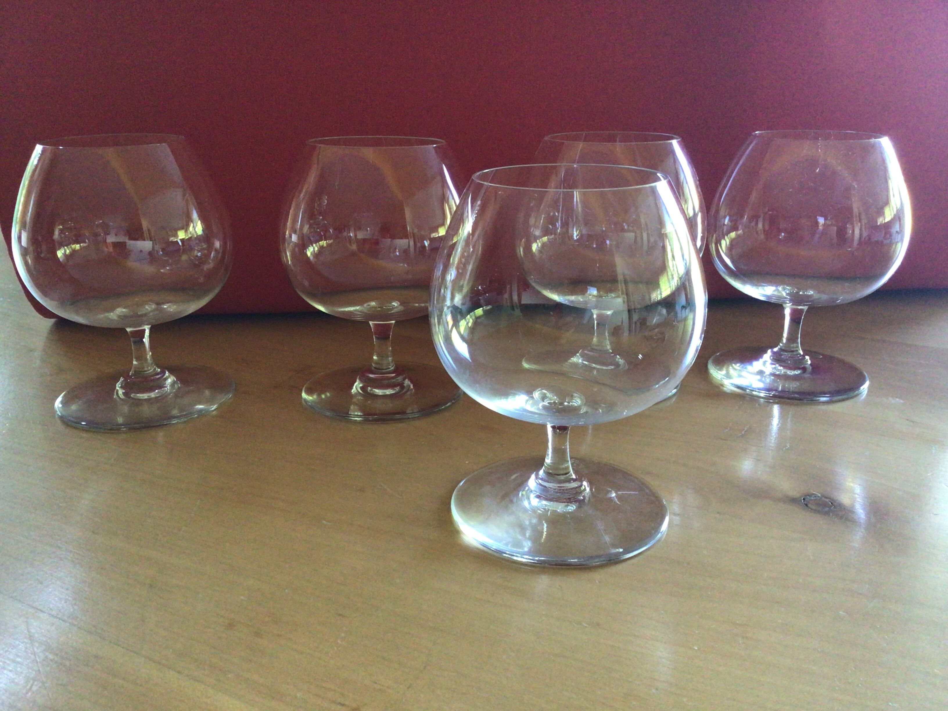 Baccarat cognac glasses
