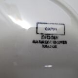 5 Digoin Sarreguemines dessert plates