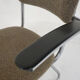 Gispen dining chair with tubular frame, model 212, The Netherlands 1950's