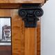 Antique German Biedermeier Birch Display Cabinet