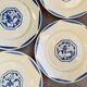 6 K&G Luneville Art Deco Dessert Plates Fructidor Model