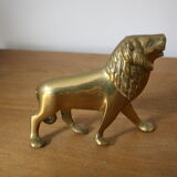 Vintage brass lion