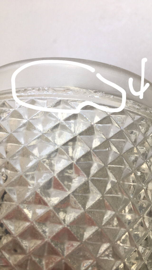 Transparent diamond tip walking glasses