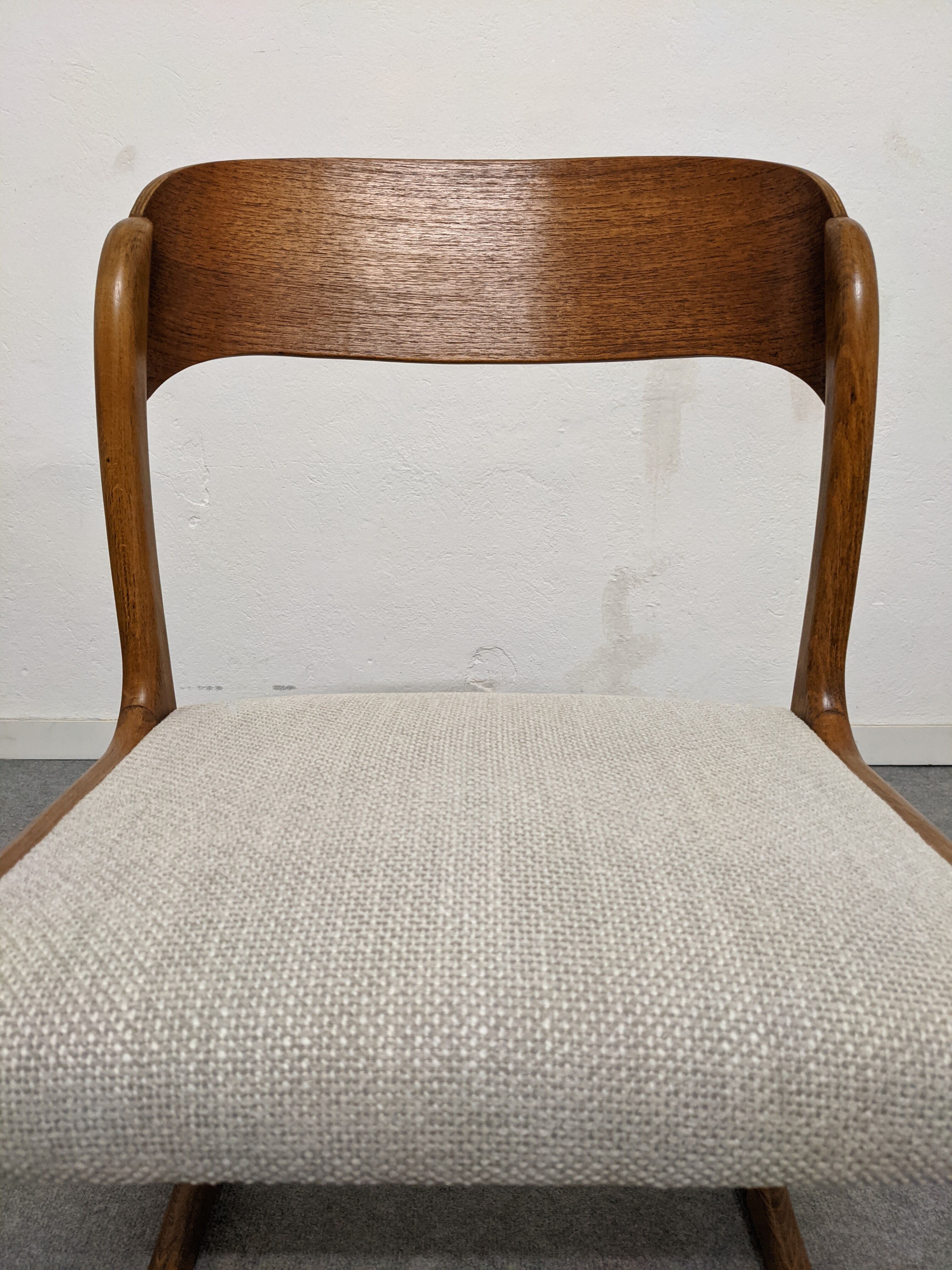Set of 6 Baumann sleigh chairs from the 60s/70s