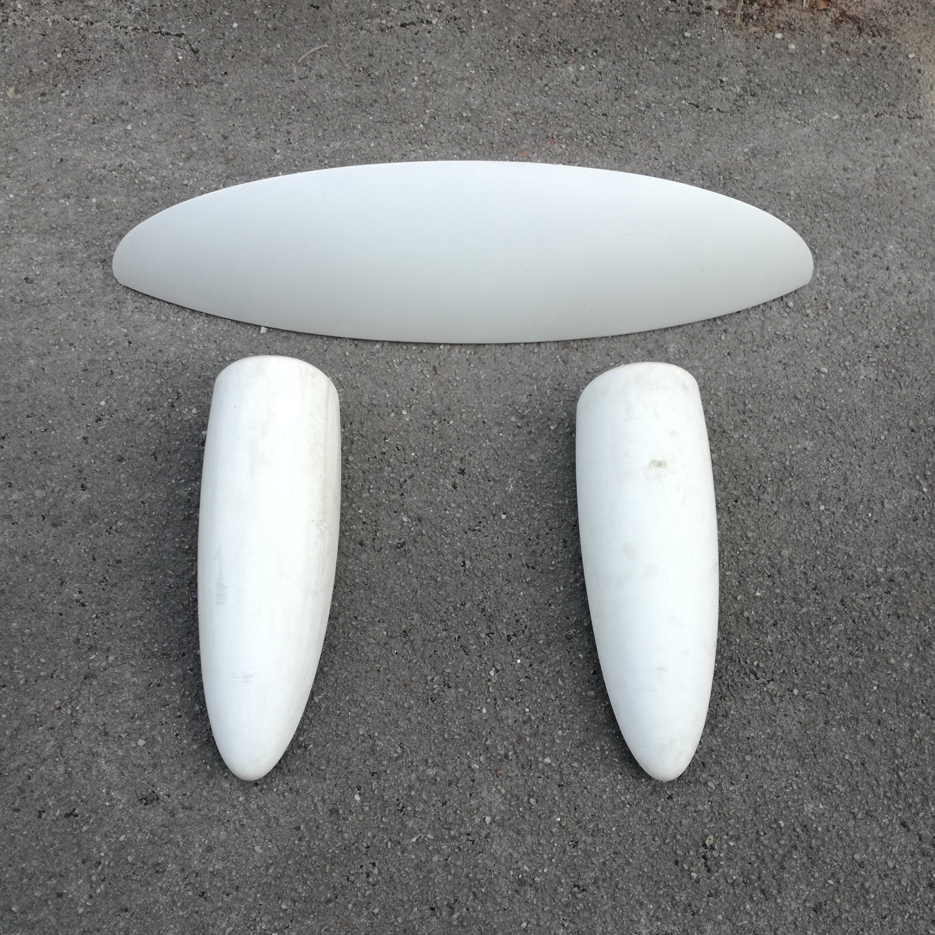 Plaster basin wall light model 1357 by Atelier Sedap