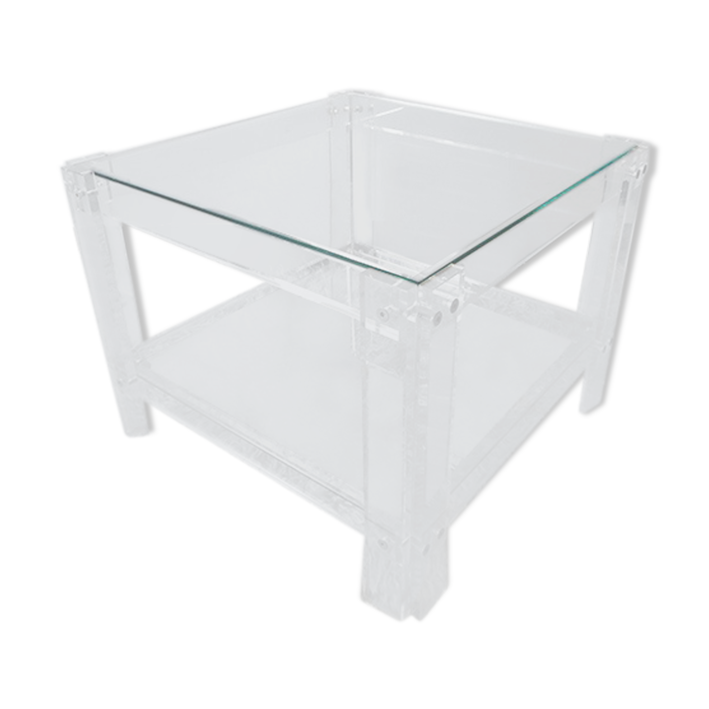 Plexiglas coffee table