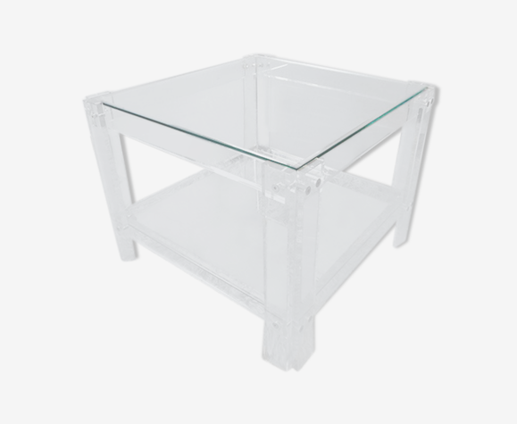 Table basse plexiglas