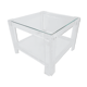 Plexiglas coffee table