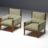 Lounge Chairs by Jac. van den Bosch, Netherlands, 1920s