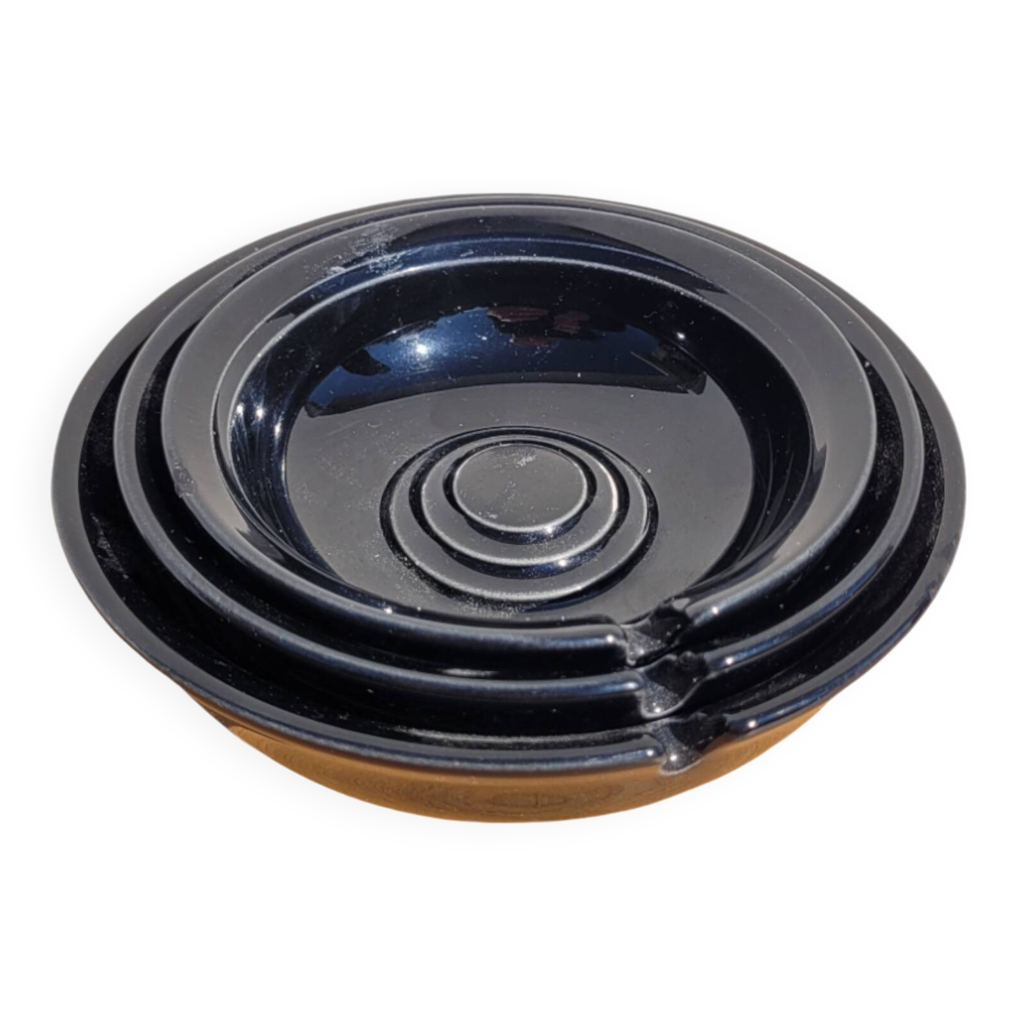 Cendriers gigognes par Franco Pozzi vers 1970