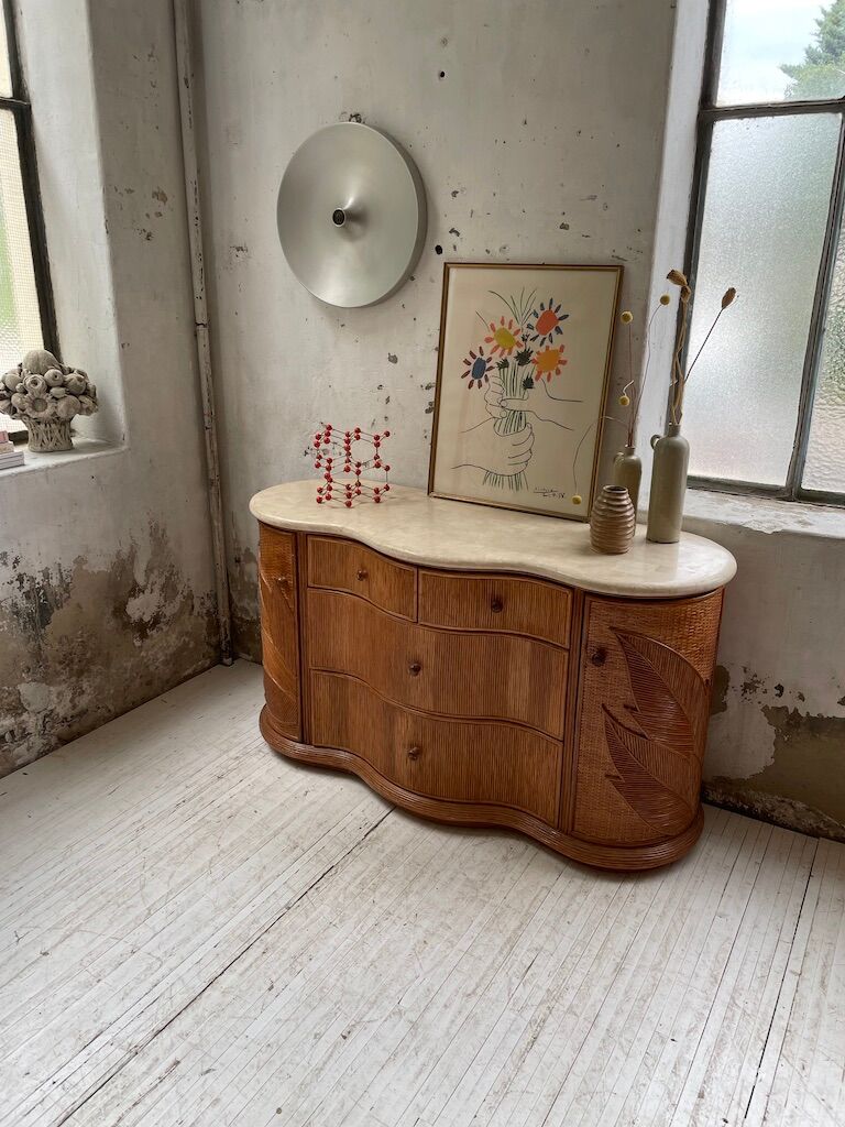 Chest of drawers bamboo Vivai del Sud tropicalist