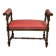Breton piano stool in walnut from the 1930s.