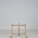Danish trolley in beech with glass, 1970s