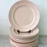 Set 16 earthenware plates from St Amand
