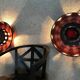 Modernist Scandinavian ceramic art wall lights or sconces, 1960s, set of 2