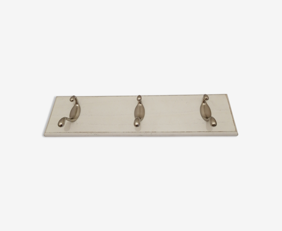 Portemanteau mural bois et metal