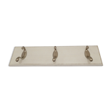 Wall coat rack wood and metal