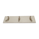 Wall coat rack wood and metal