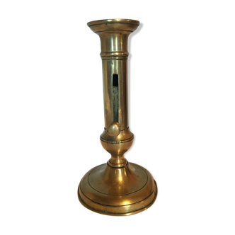 Old brass candlestick