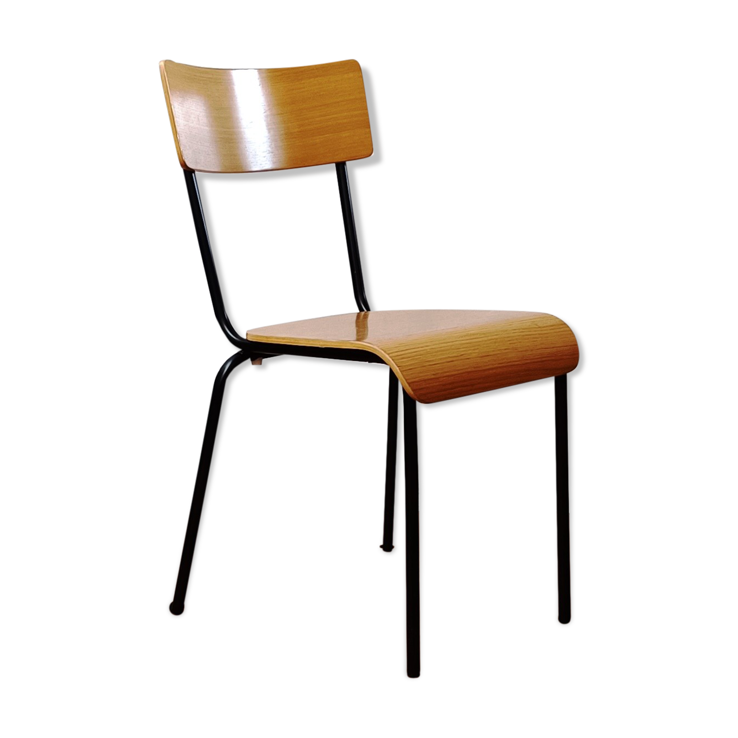 Chaise vintage d'écolier