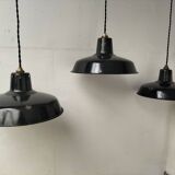 Enameled sheet metal lamps