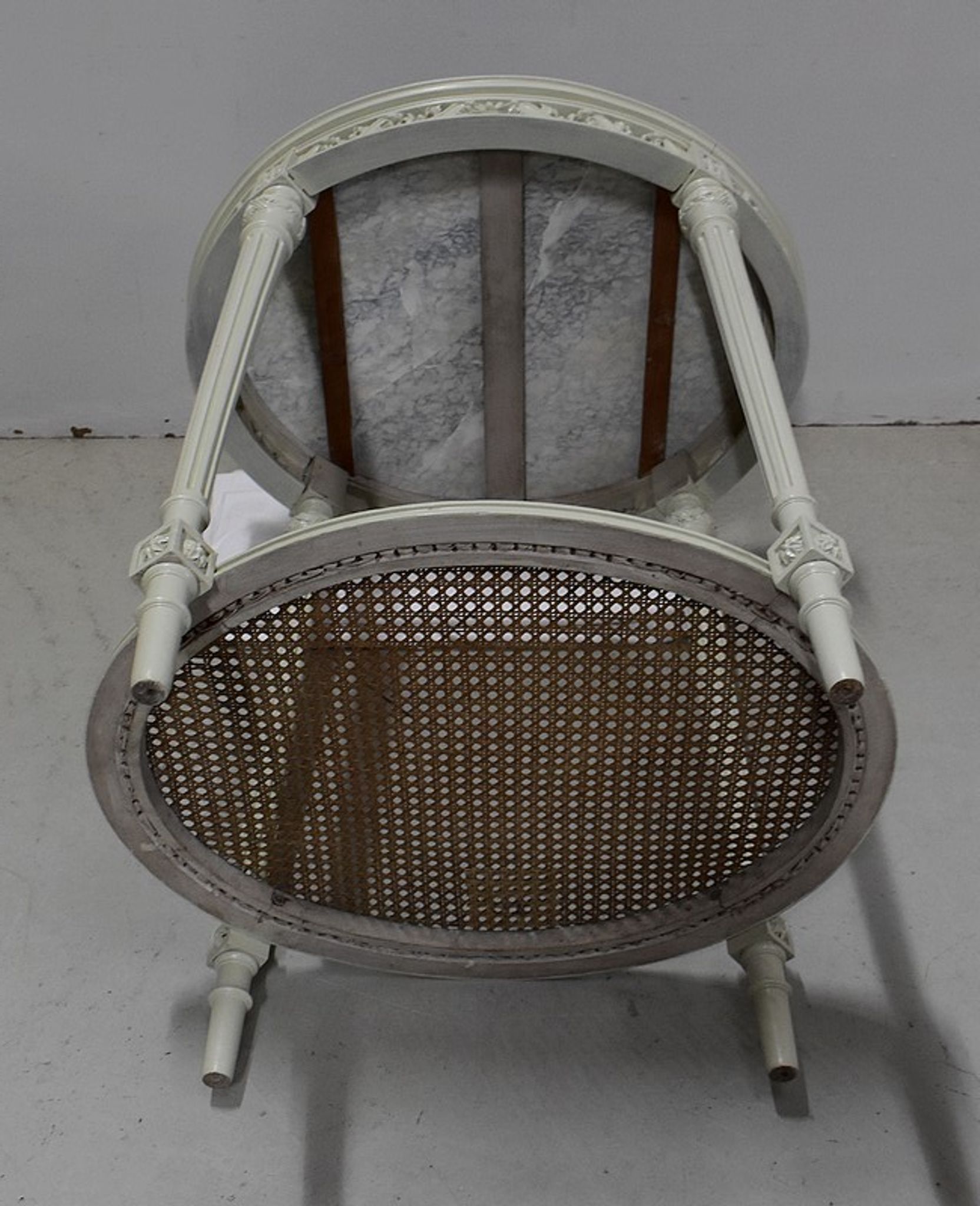 Guerin in Wood Réchampi and Cannage, Louis XVI style - 1920