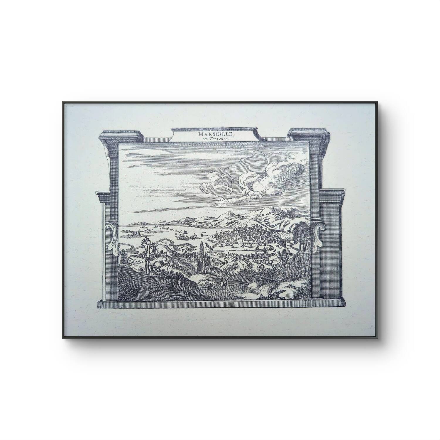 Printed in 1970, Marseille, Bouches-du-Rhône. Original vintage.