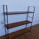 Modular shelf Tomado String metal wood