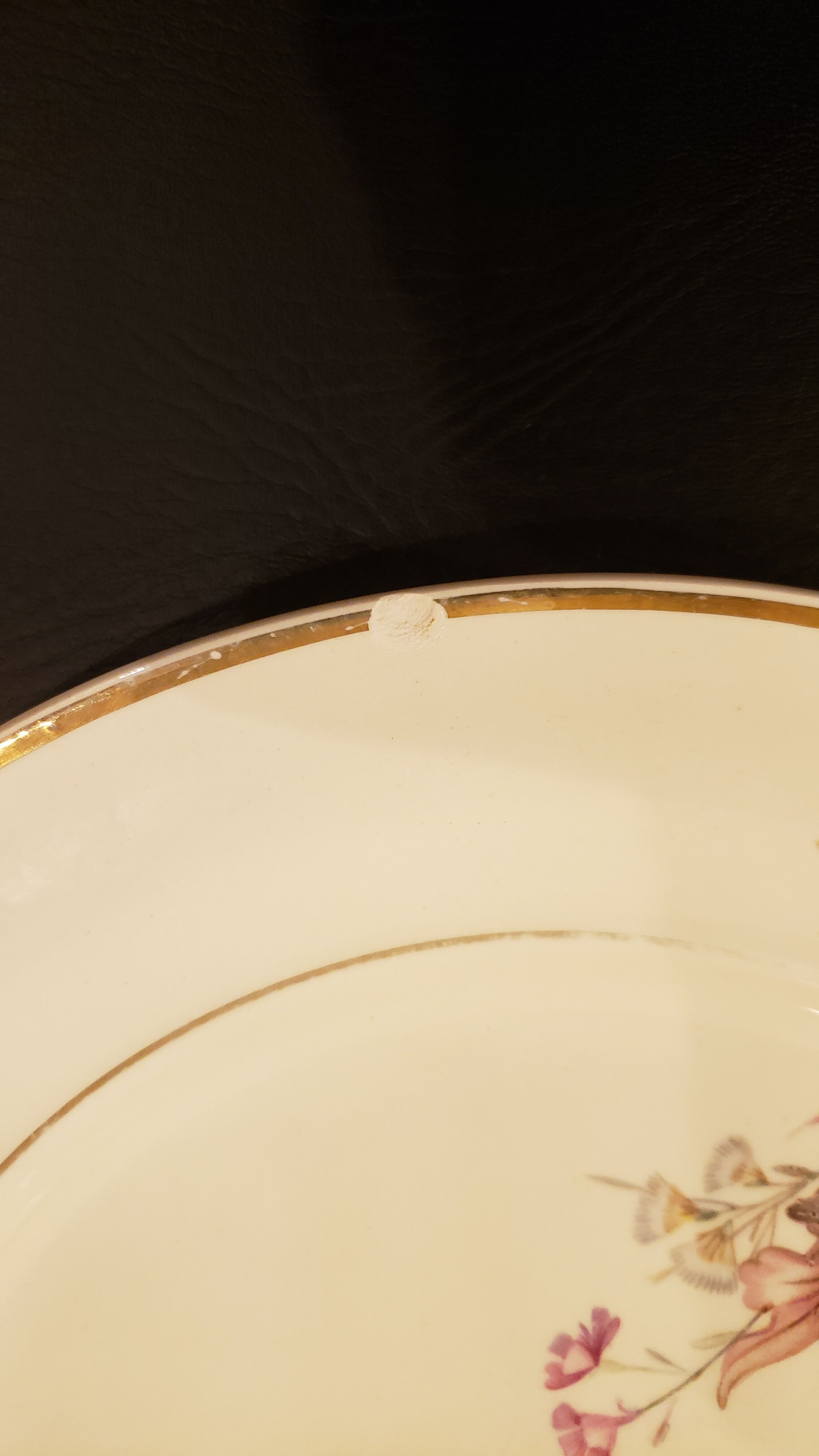 Flat plates 22,  Saint Amand, Earthenware, Fanny and Michel