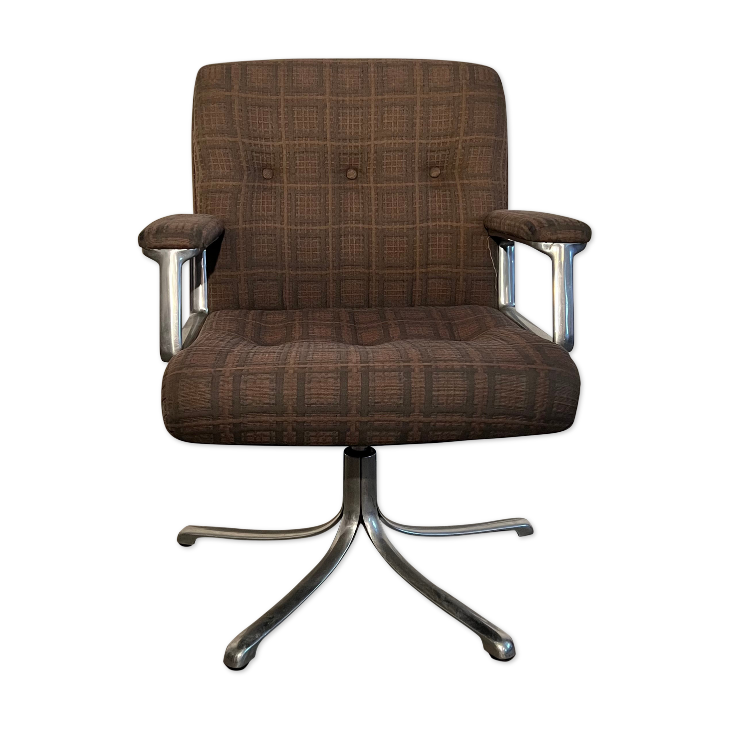 Tecno swivel office chair "p128", Osvaldo Borsani - 1960