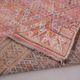 Tapis marocain vintage rose 205 x 303 cm, tapis en laine berbère, tapis berbère boho