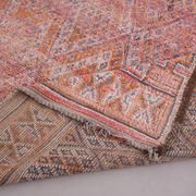 Pink Vintage Moroccan Rug 205 x 303 cm, Berber Wool Rug, Berber Boho Rug