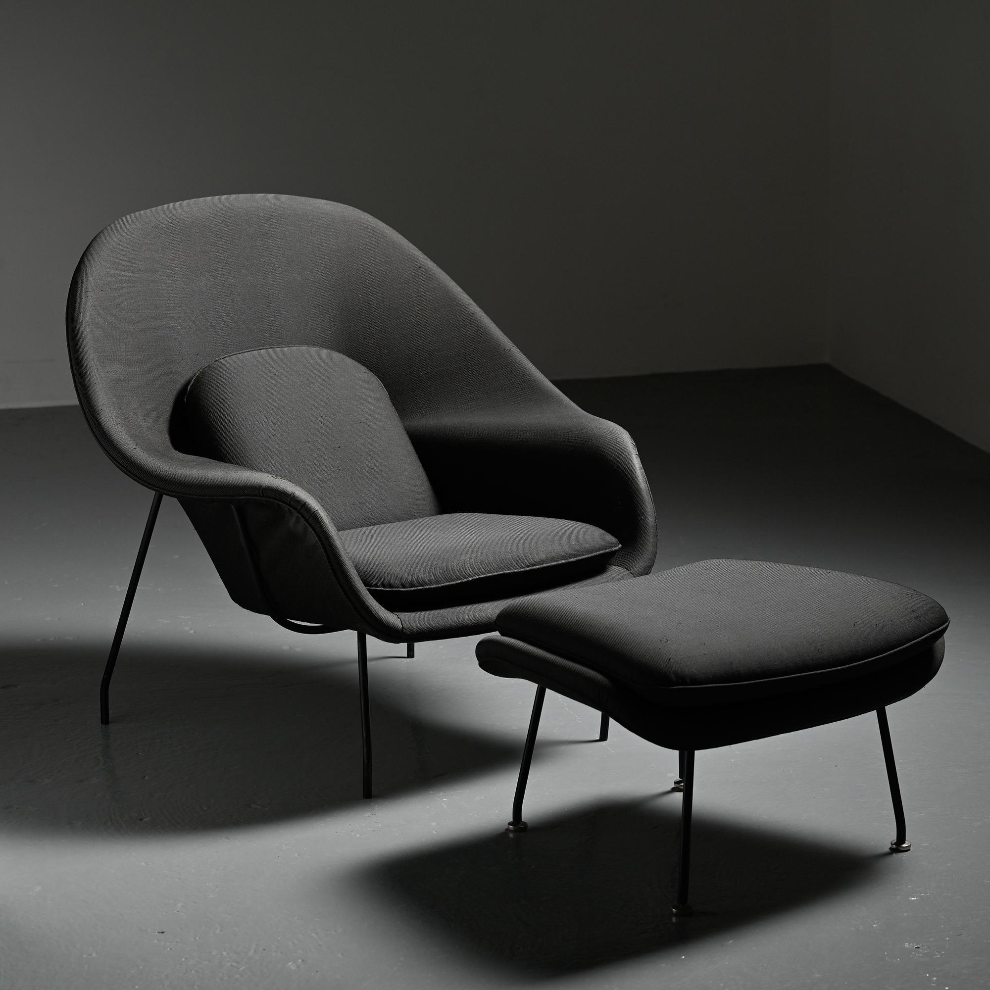 Womb Chair 2nd edition by Eero Saarinen, Knoll around 1970