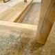 Solid wood dining table