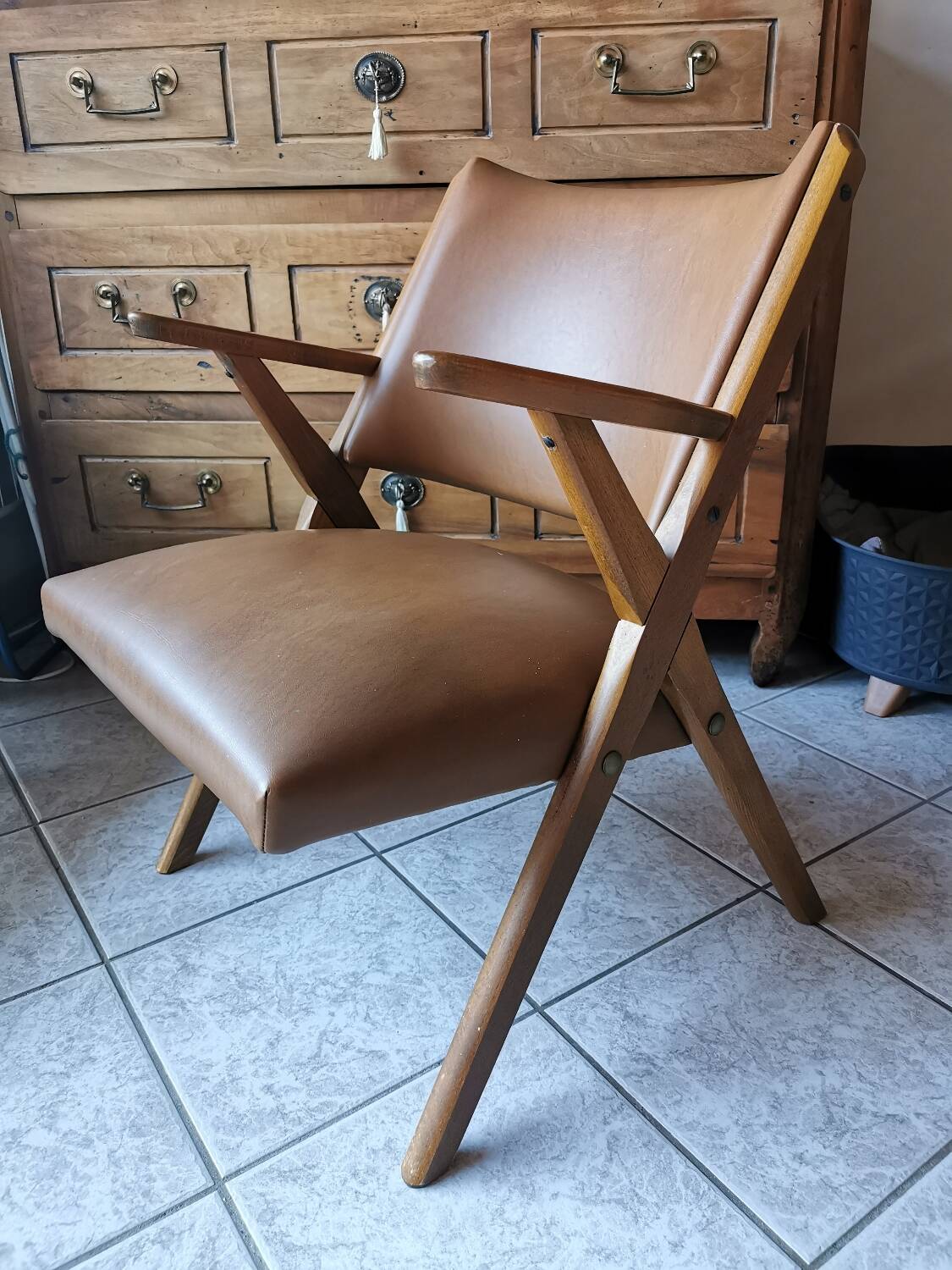 Beautiful Dal Vera armchair, Italy, 1960s