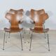 Model 3130 Dining Chairs by Arne Jacobsen for Fritz Hansen, 1970s, Set of 4