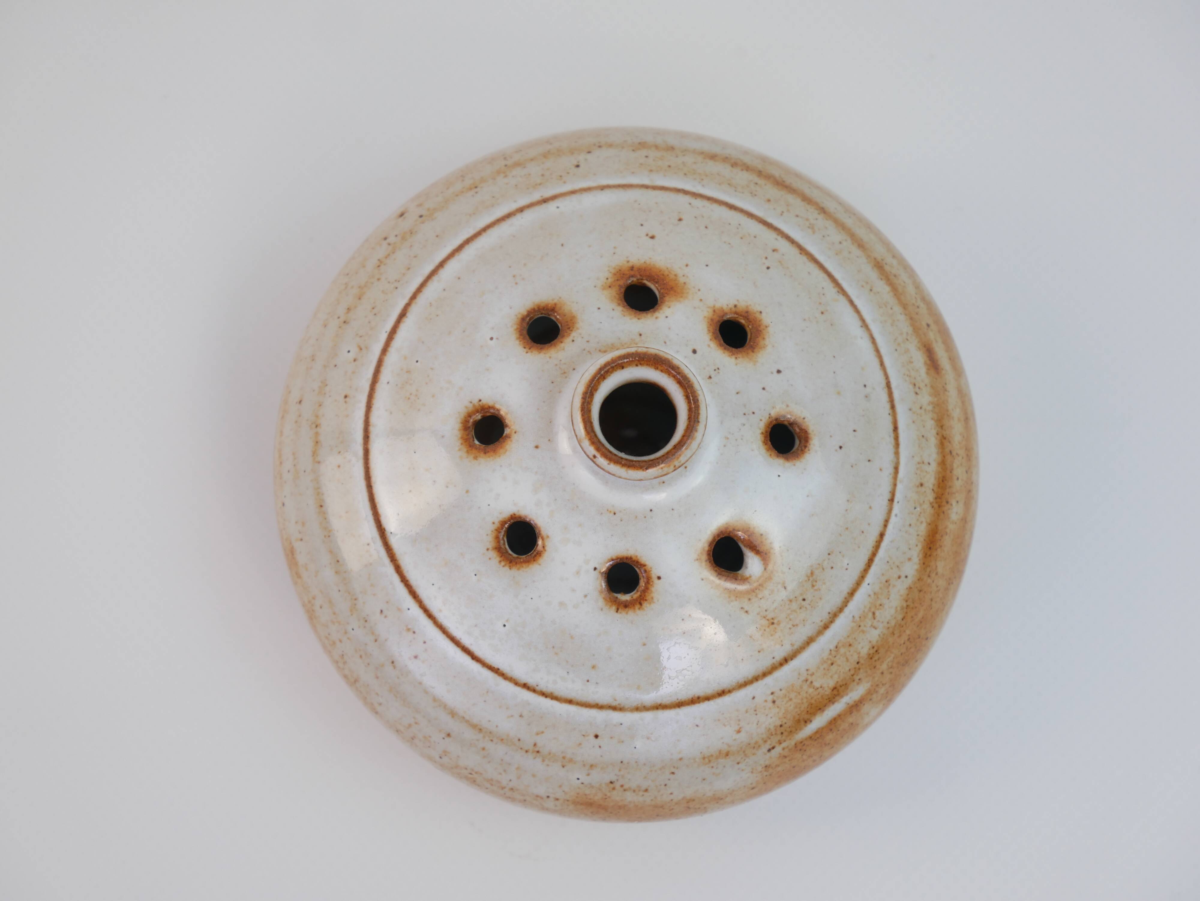 Small Vase Pique Flowers of Vallauris signed