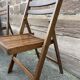 Set  de 4 chaises Pliante terrasse patio  vintage