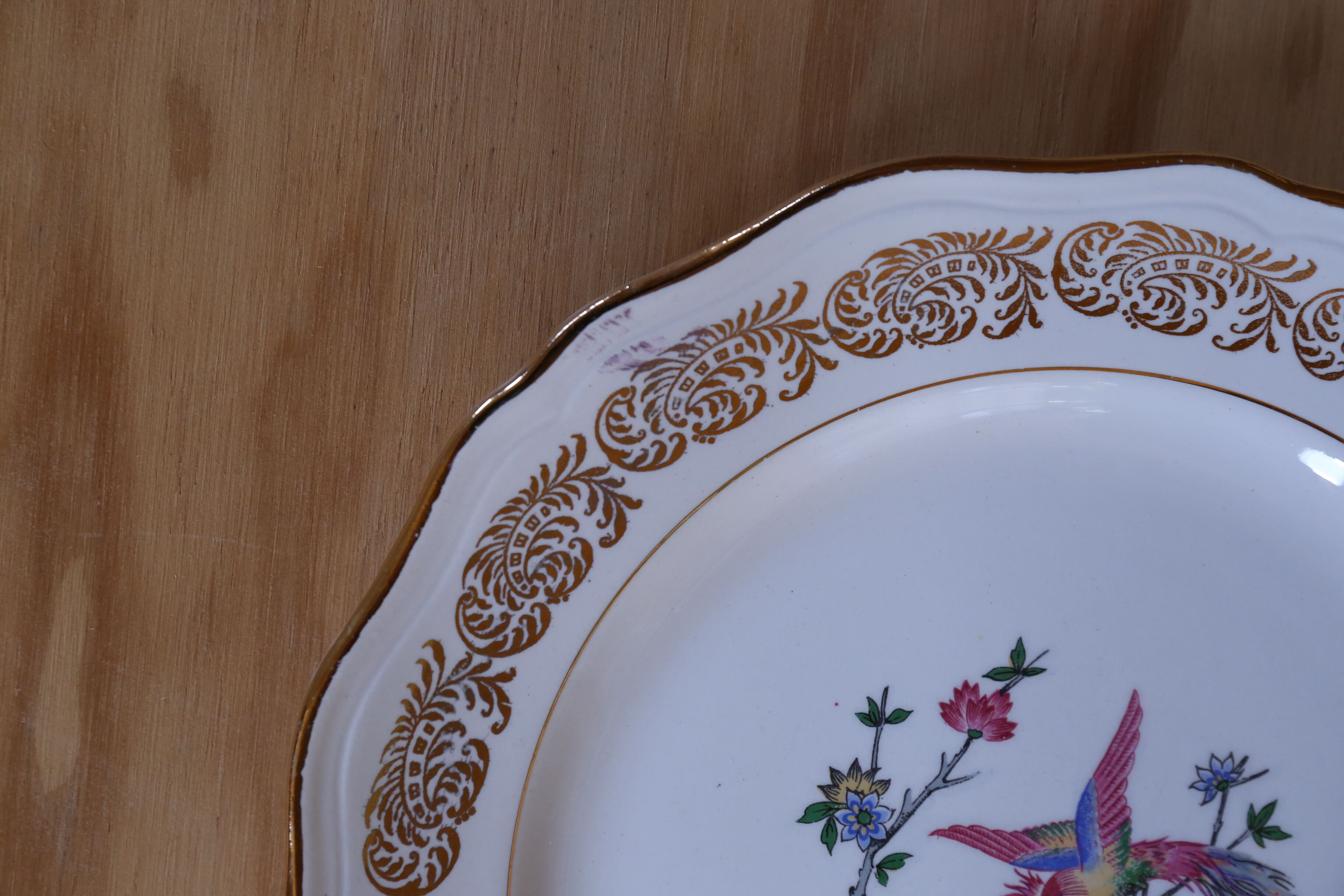 4 old plates the amandinoise