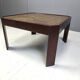 Vintage etched brass side table, 1970s