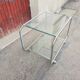 Vintage dressing table chrome and glass