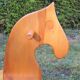 Pine rocking horse