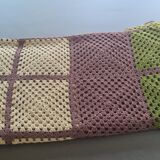 Plaid or vintage wool blanket.