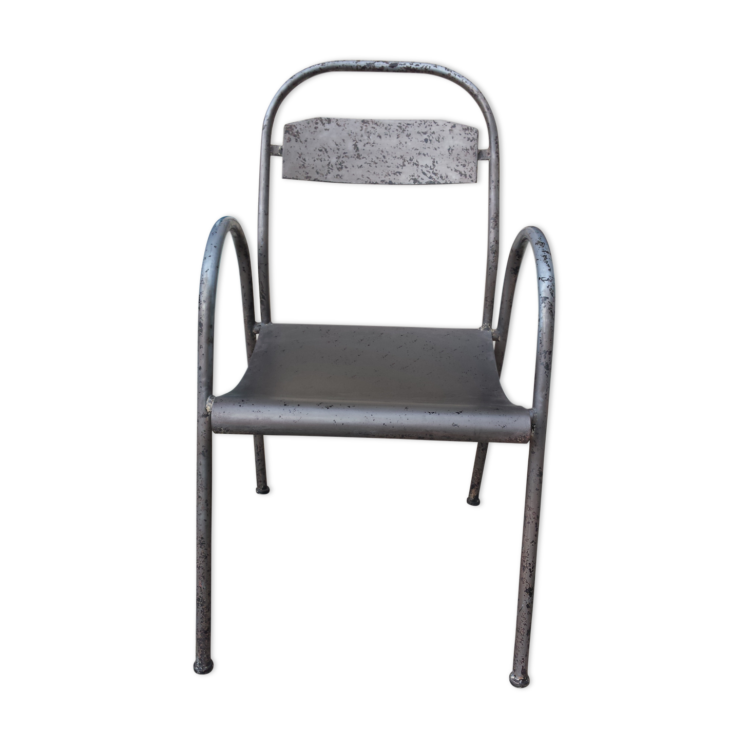 Metal armchair