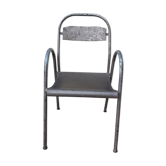 Metal armchair